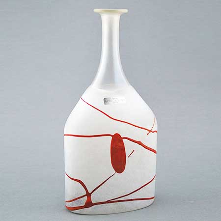 Kosta Boda Artist Collection 'Galaxy Red' vase ~ Bertil